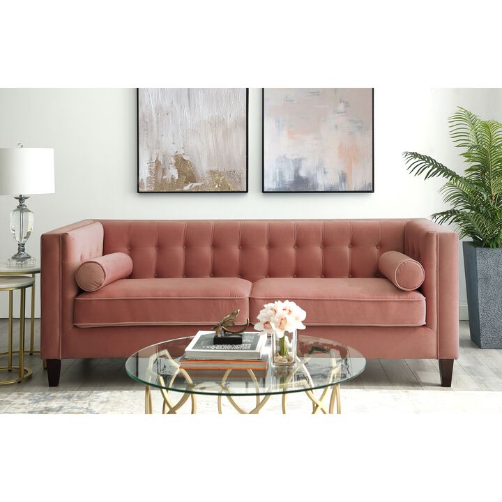 Inspired Home Maxine Velvet Sofa