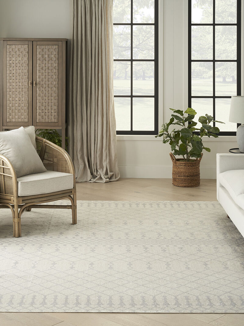 Astra Machine Washable ASW10 Ivory 7'10" x 10' Rug