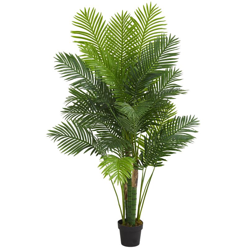 Hivvago 6 Feet Hawaii Palm Artificial Tree