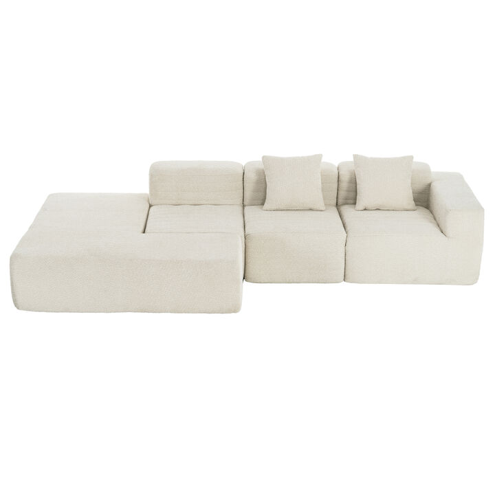 Merax Free-combined  Sectional Sofa Couch