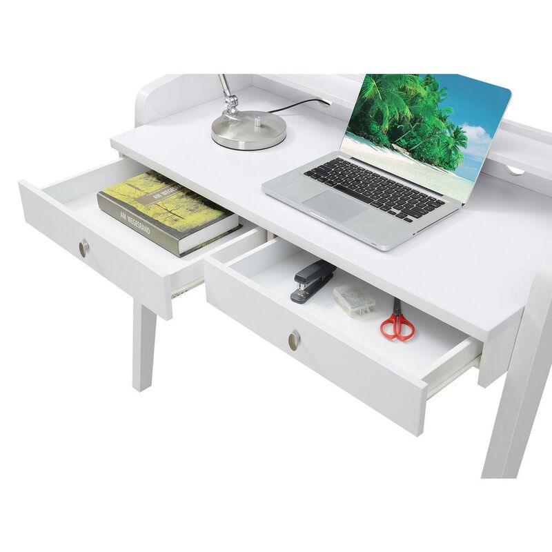 Convenience Concepts Newport Deluxe 2 Drawer Desk