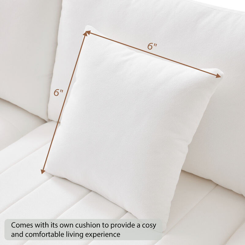 Merax 5-Seat Sofa Couch with Convertible Ottoman