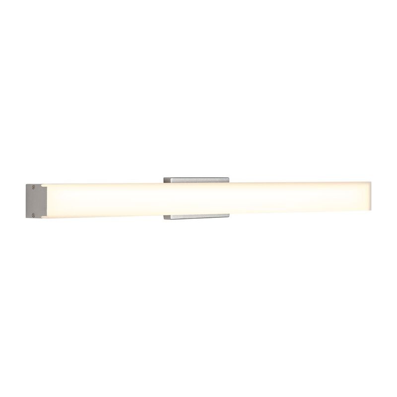 VONN Lighting Integrated AC LED ADA Compliant Bathroom Wall Lighting Fixture in Silver