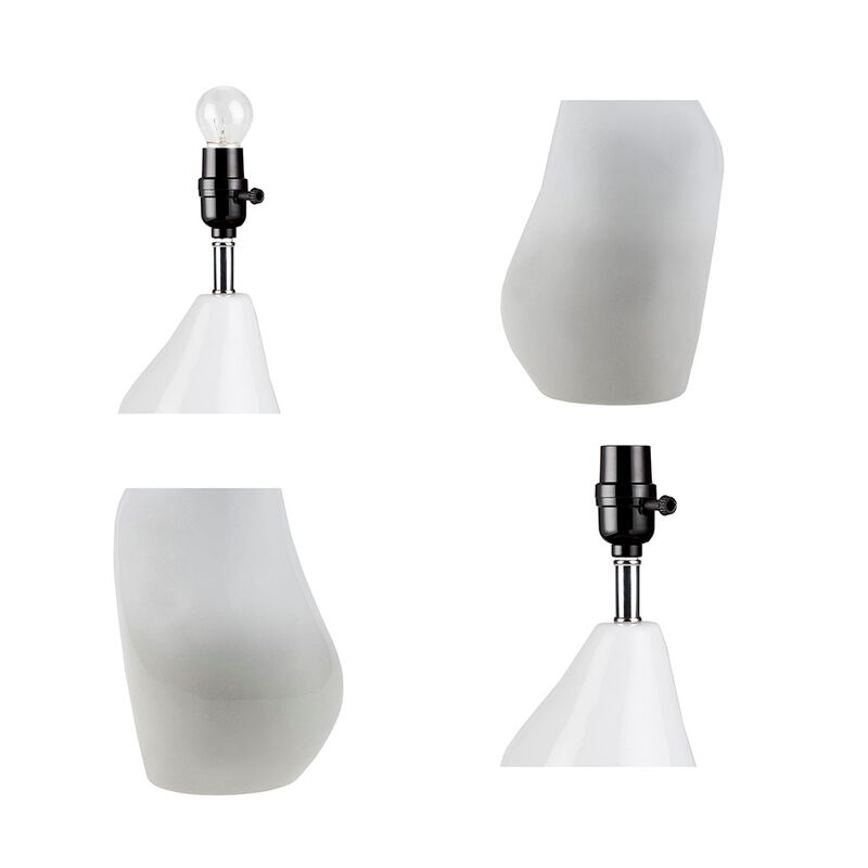 Gracie Mills Herrera Modern Asymmetrical Ceramic Table Lamp