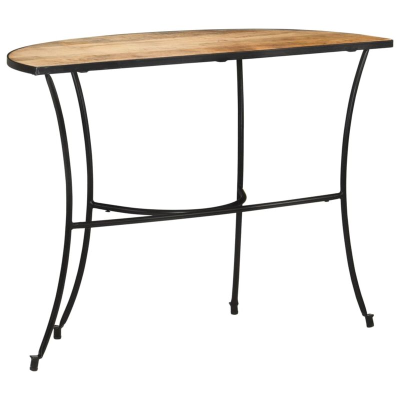 vidaXL Side Table 43.3"x15.7"x30.3" Solid Mango Wood