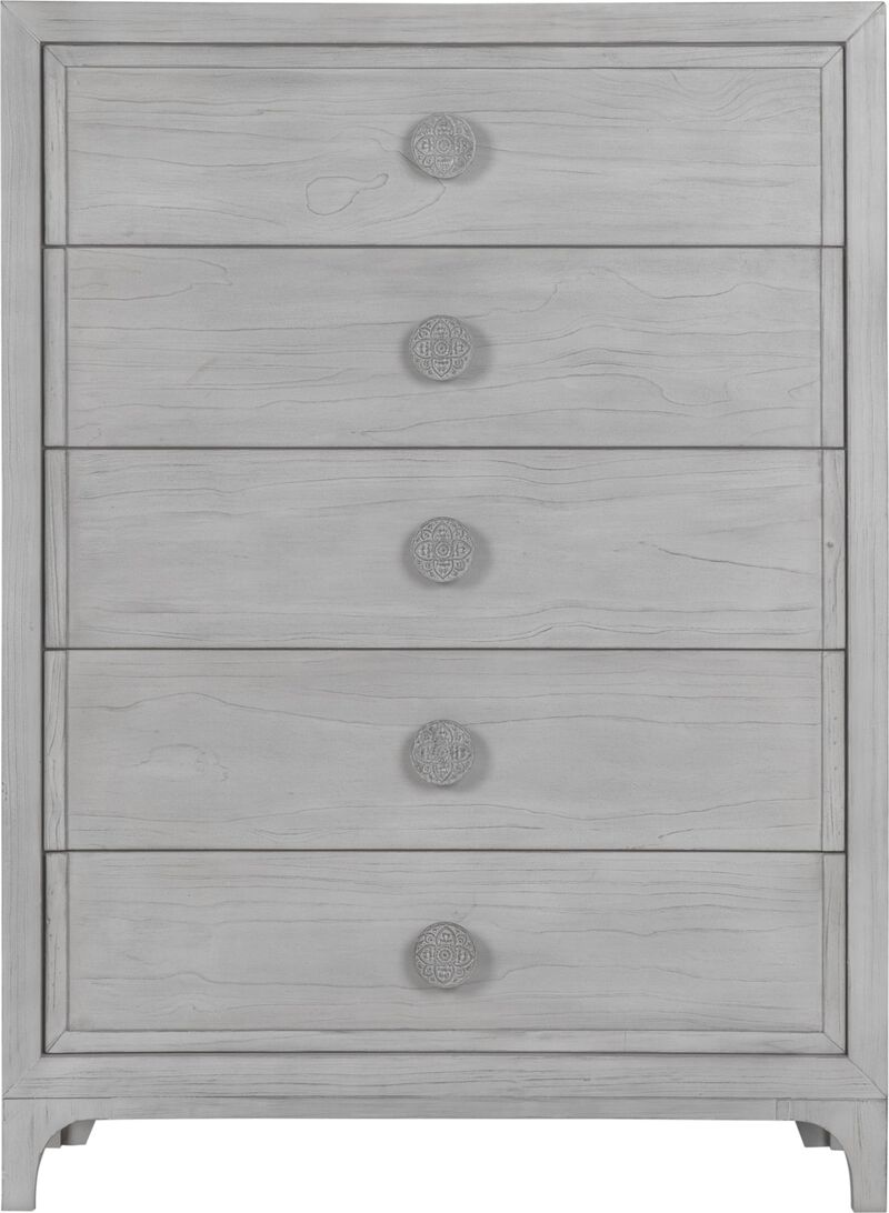 Boho Chic Five-Drawer Chest