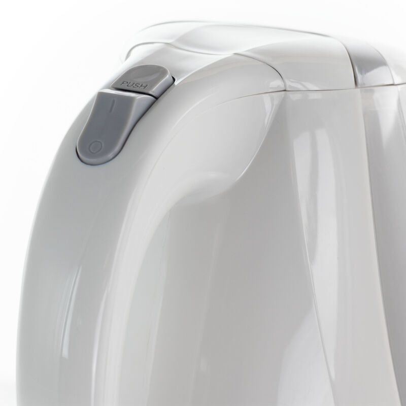 MegaChef 1.7Lt. Plastic Electric Tea Kettle- White