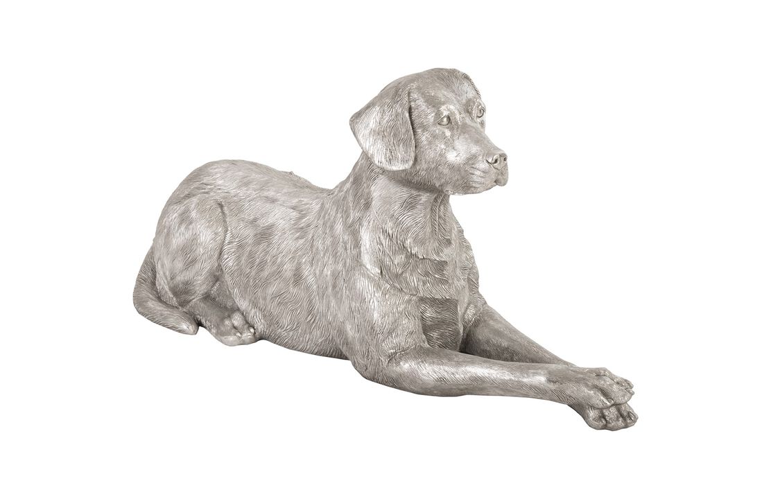 Laying Labrador Sculpture