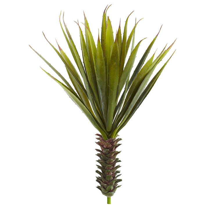 Hivvago Spiky Agave Succulent Plant (Set of 2)