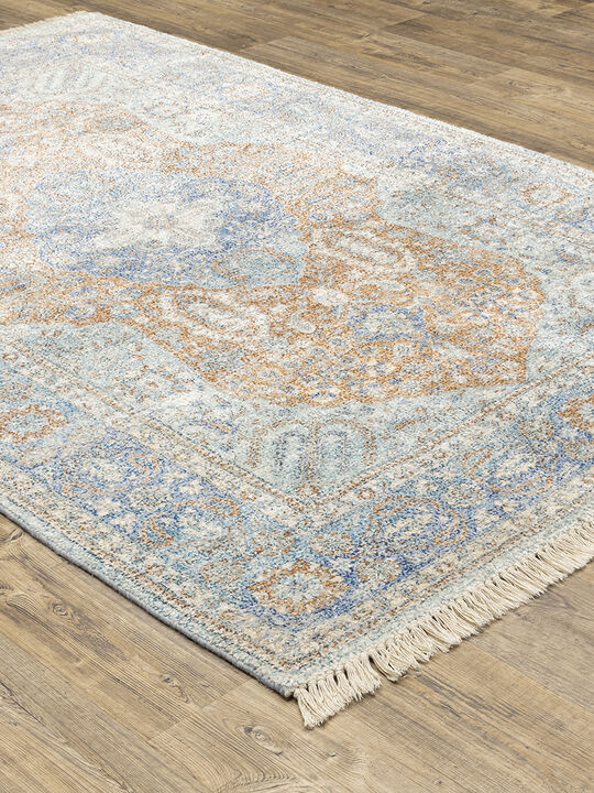Malabar 8' x 10' Blue Rug