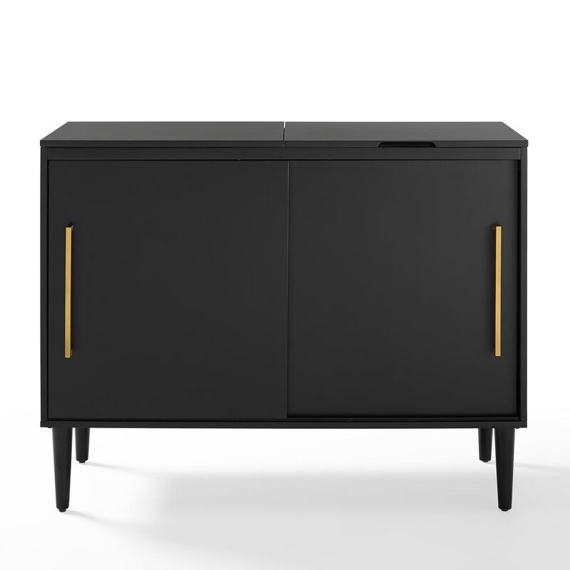 Crosley Furniture Everett Media Console Matte Black