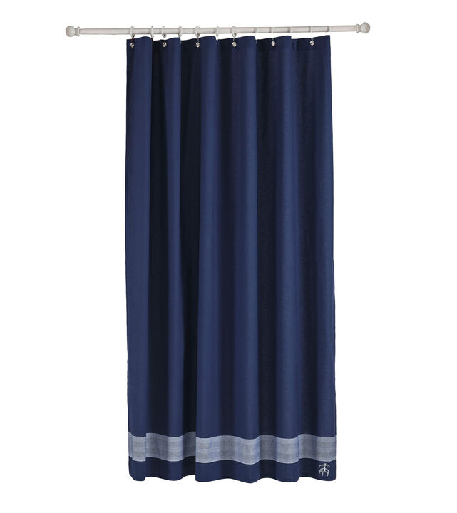 Brooks Brothers Herringbone Shower Curtain