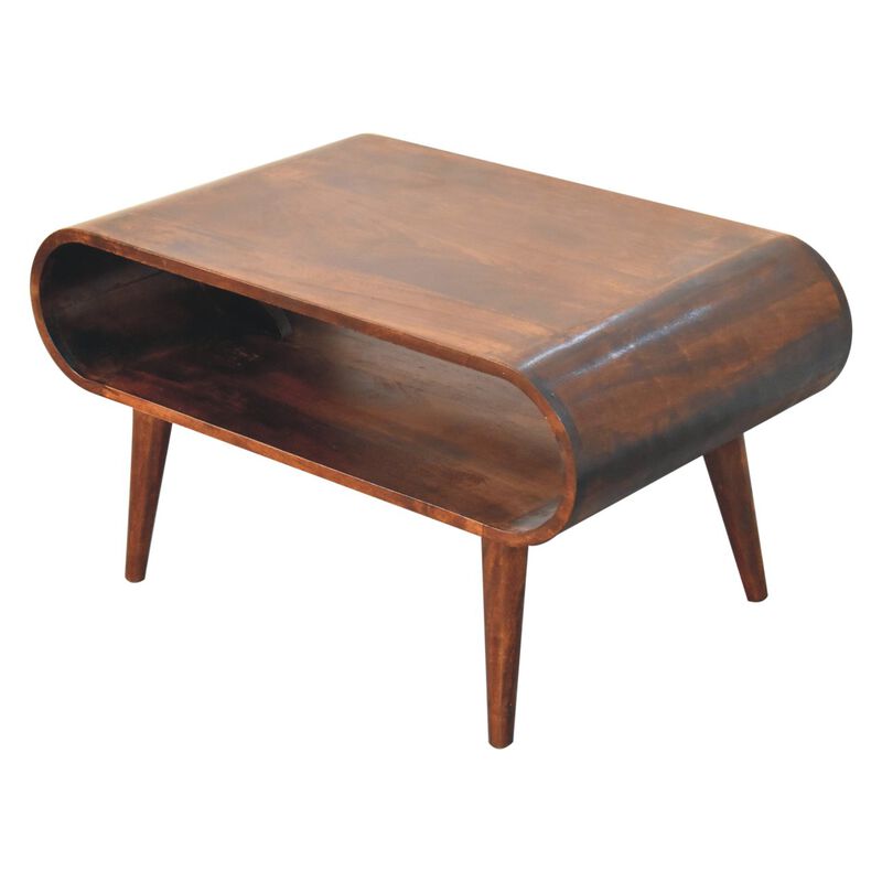 Artisan Furniture Solid Wood Open California Walnut Coffee Table