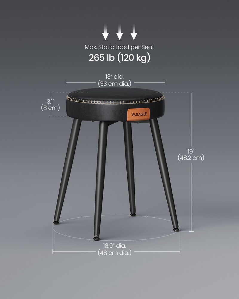Dining Stools Set of 2: Stylish and Comfortable Seating for Your Dining Area