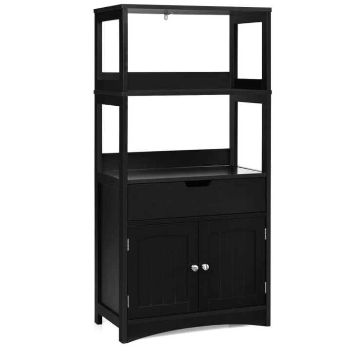 Hivvago Bathroom Storage Cabinet with Drawer and Shelf Floor Cabinet