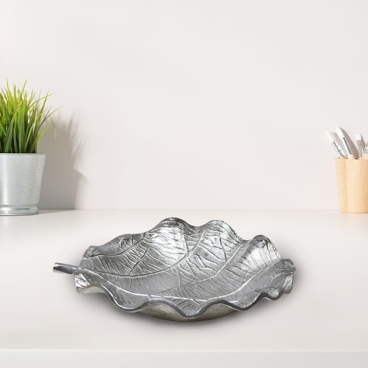 Handmade Decorative Gold Color Coated 4.72 x 4.52 x 1.18 Inches Aluminium Tray 052AB BBH Home's