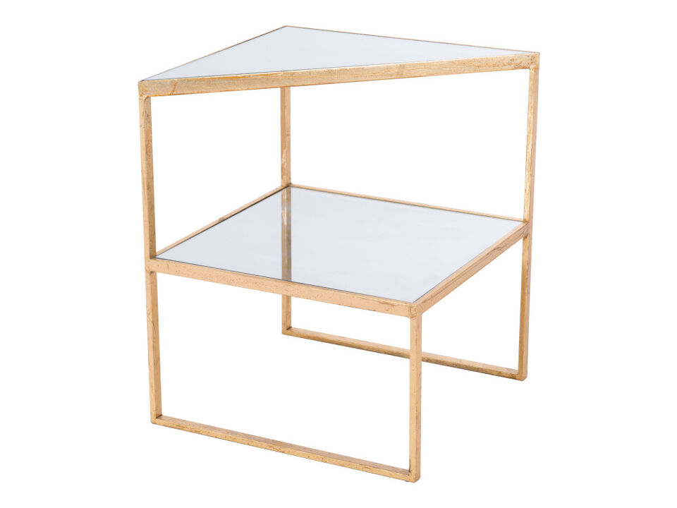 Planes Side Table Gold
