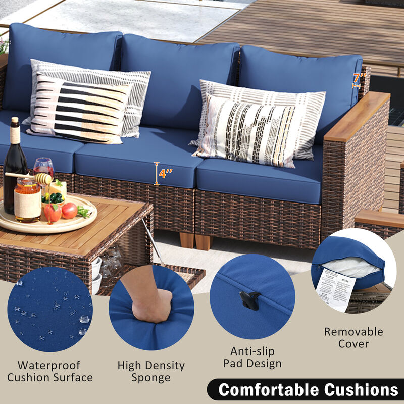 Merax Wicker Outdoor Patio Furniture Seating Set