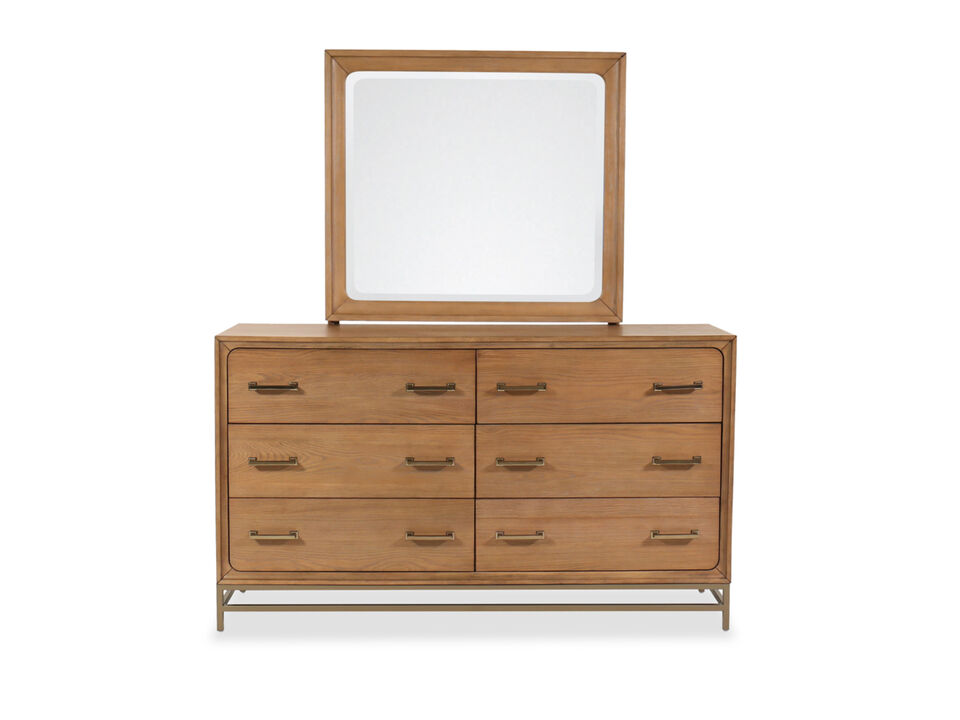 Lindon Double Drawer Dresser & Mirror