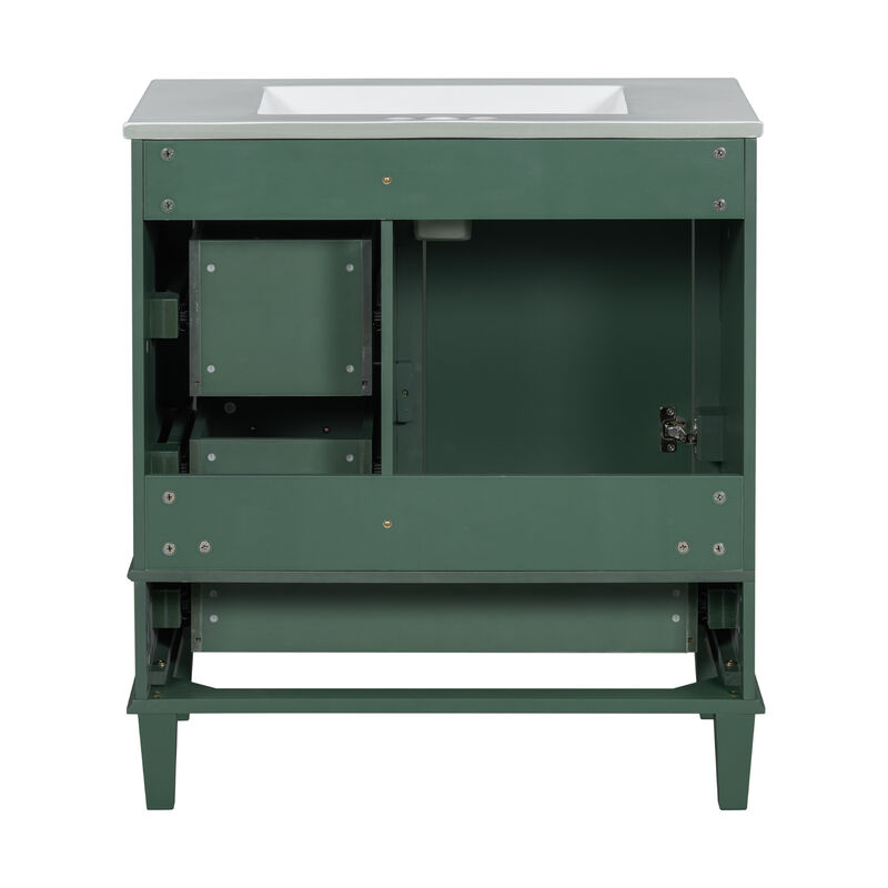 Merax Modern Bathroom Cabinet Vanity with Sink