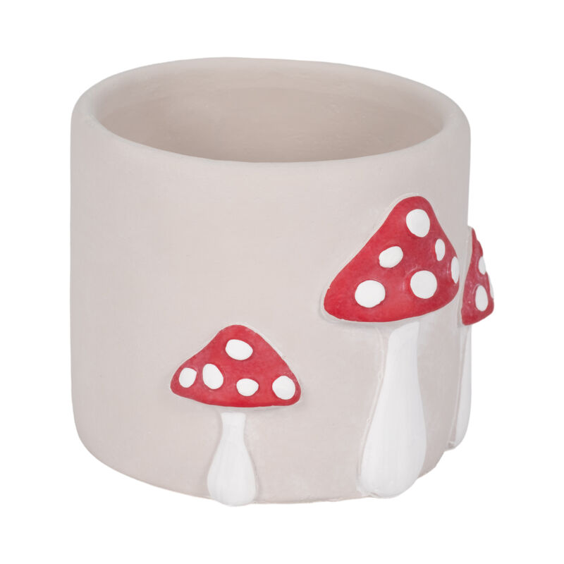 6" Magic Mushroom Applique Planter