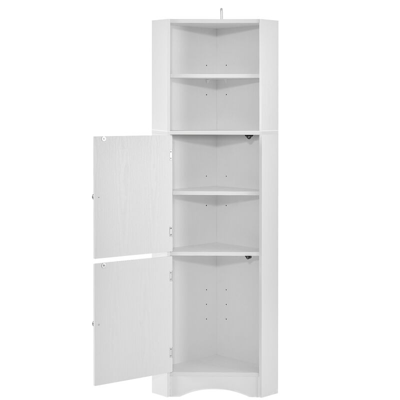 Merax Freestanding Bathroom Storage Cabinet with Doors
