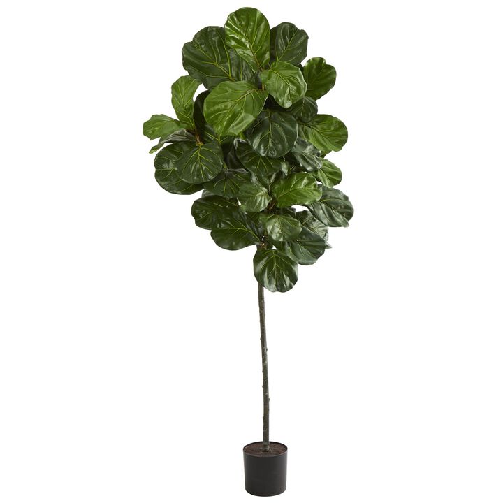 Hivvago 6.5 Feet Fiddle Leaf Artificial Tree