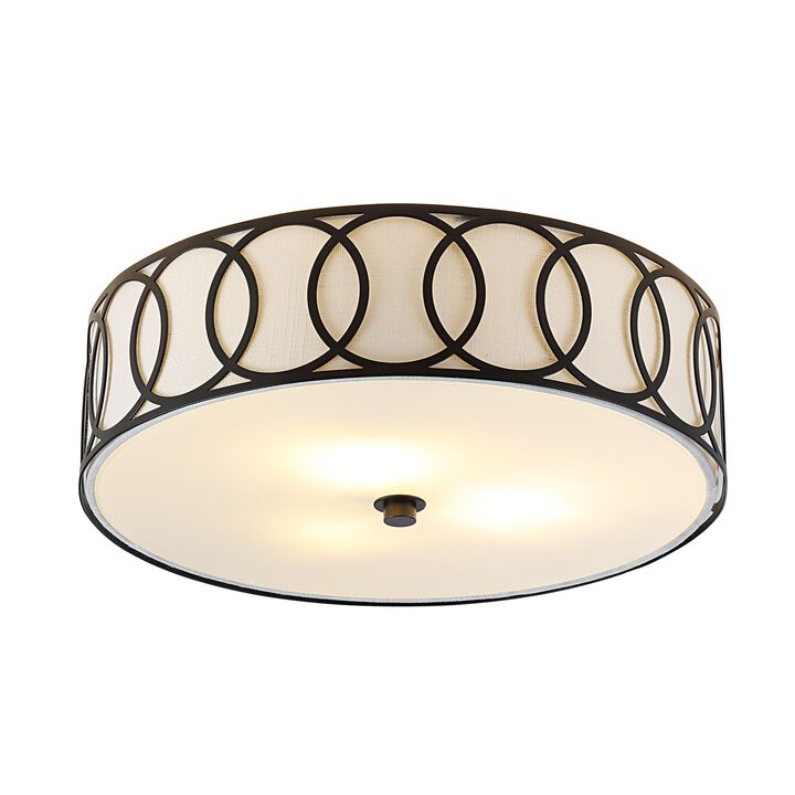 Aria Metal LED Flush Mount