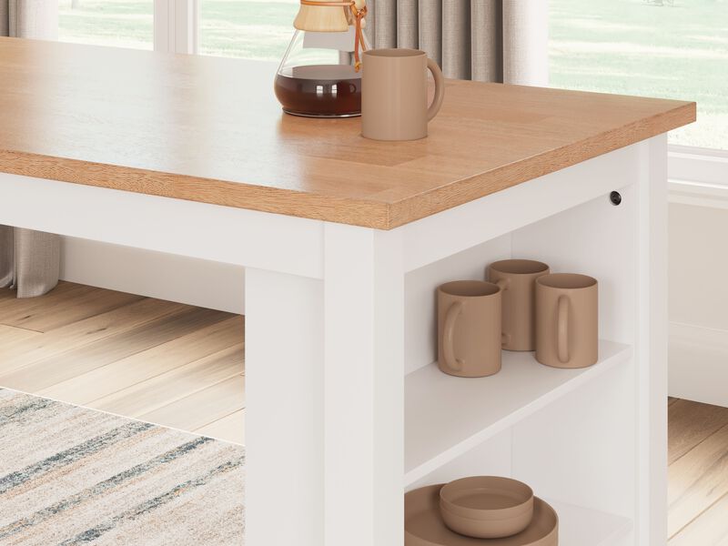 Gesthaven Counter Height Dining Table- White