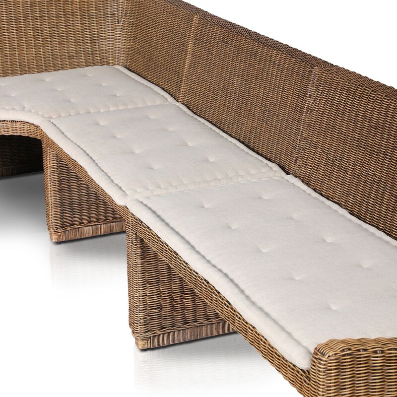 Senna 121" L-Shaped Dining Banquette