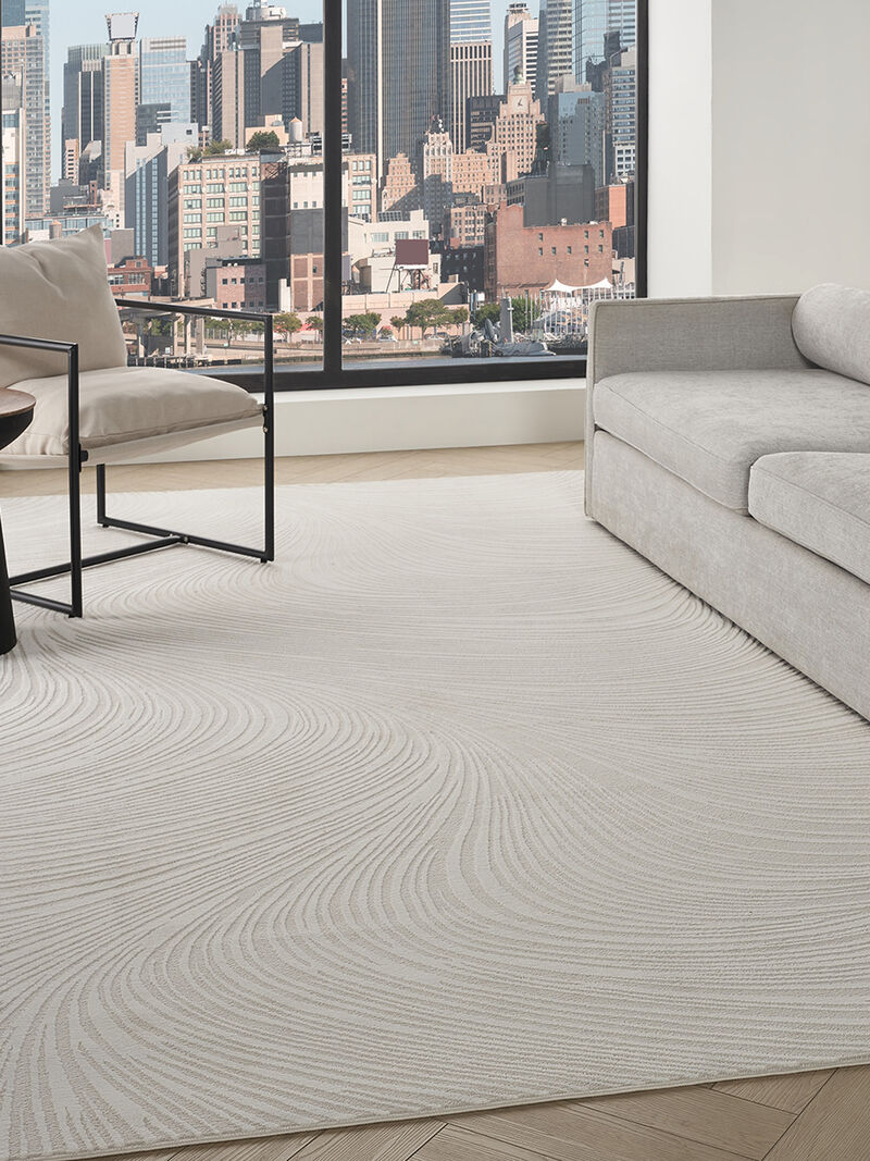 Central Park West CEP02 Ivory 9' x 12' Rug