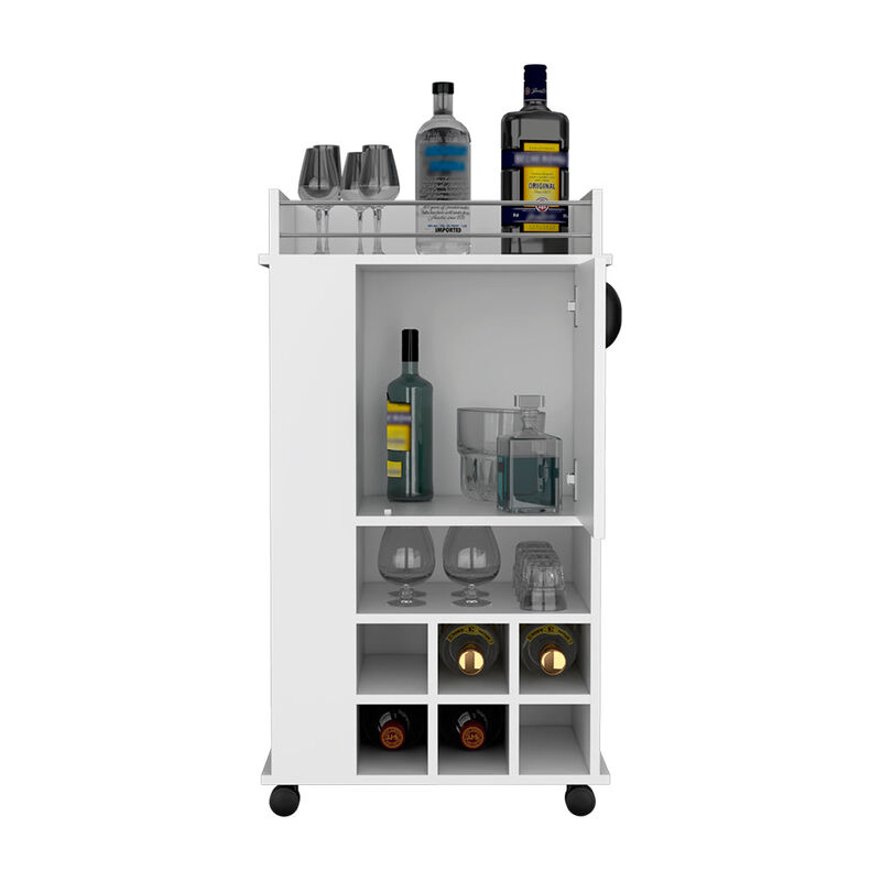Bar Cart Reese, Living Room, White