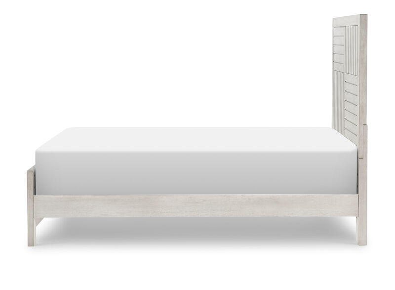 Summer Camp Panel Bed in White