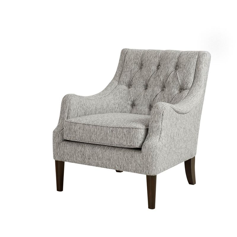 Gracie Mills Gibson Classic Comfort Button Tufted Accent Chair