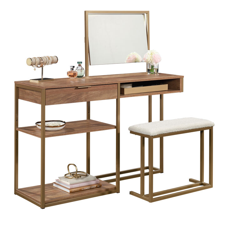 International Lux Bedroom Vanity with Bench
