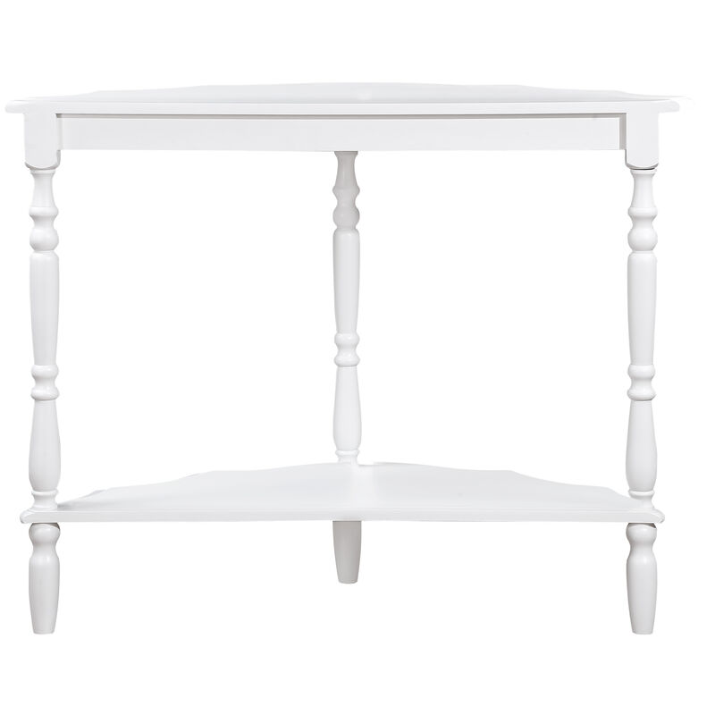 Merax Retro Console Table with 1 Open Shelf