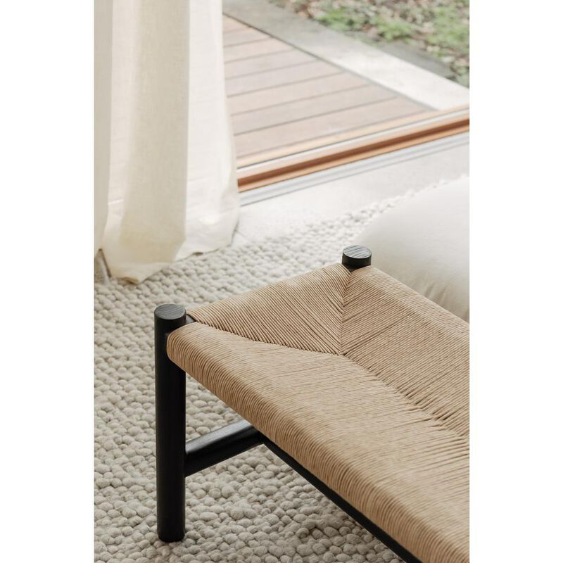 Moe's Home Collection HAWTHORN BENCH LARGE BLACK