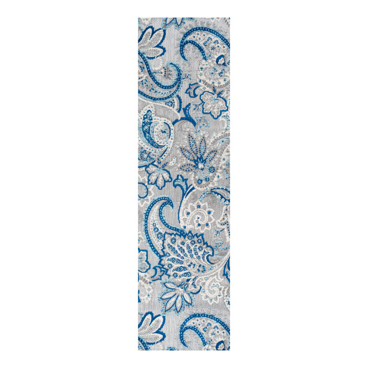 Gordes Paisley High-Low Indoor/Outdoor Area Rug