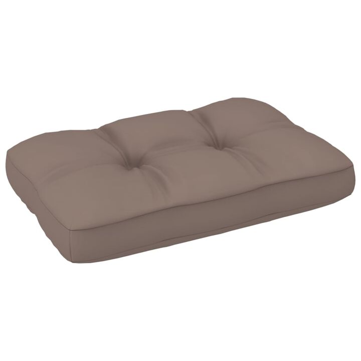 vidaXL Pallet Sofa Cushion Taupe 23.6"x15.7"x4.7"