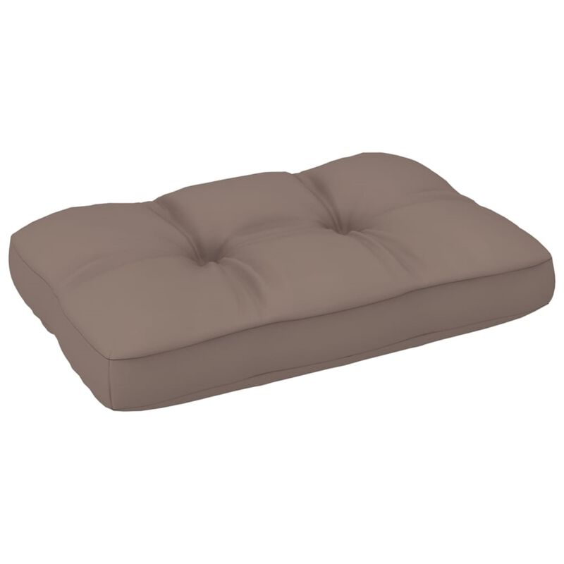 vidaXL Pallet Sofa Cushion Taupe 23.6"x15.7"x4.7"