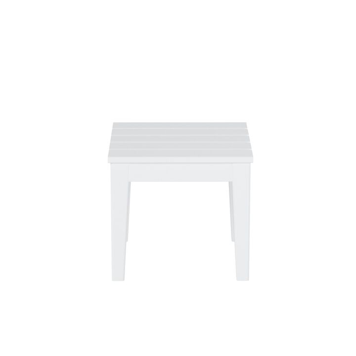 WestinTrends Outdoor Patio Modern Adirondack Side Table