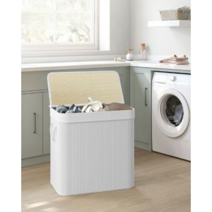 39.6-Gallon Laundry Hamper with Lid Large Capacity
