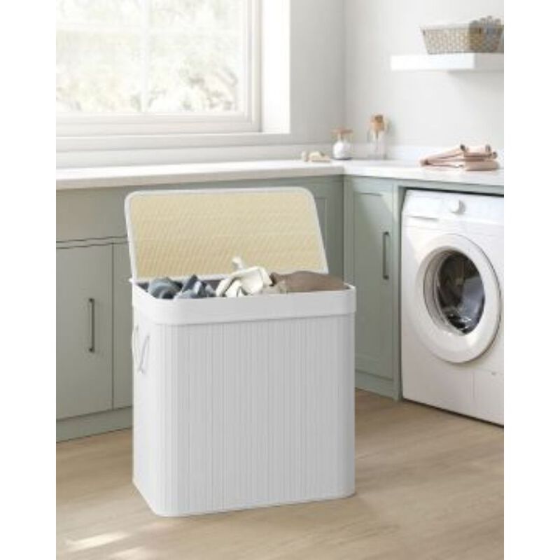 39.6-Gallon Laundry Hamper with Lid Large Capacity
