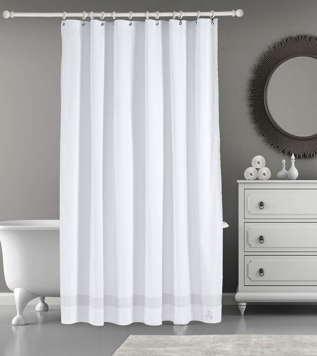 Brooks Brothers Ottoman Rolls Shower Curtain
