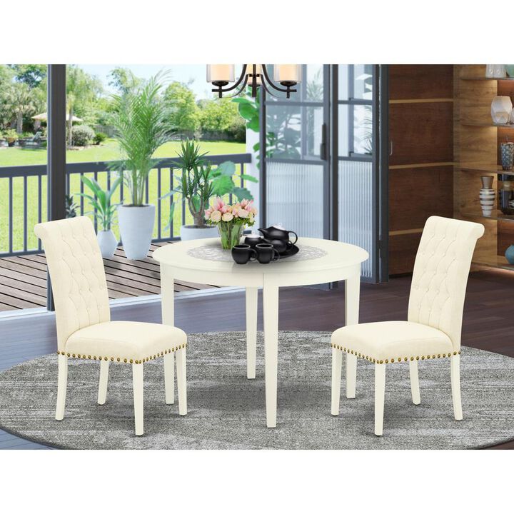 Dining Room Set Linen White