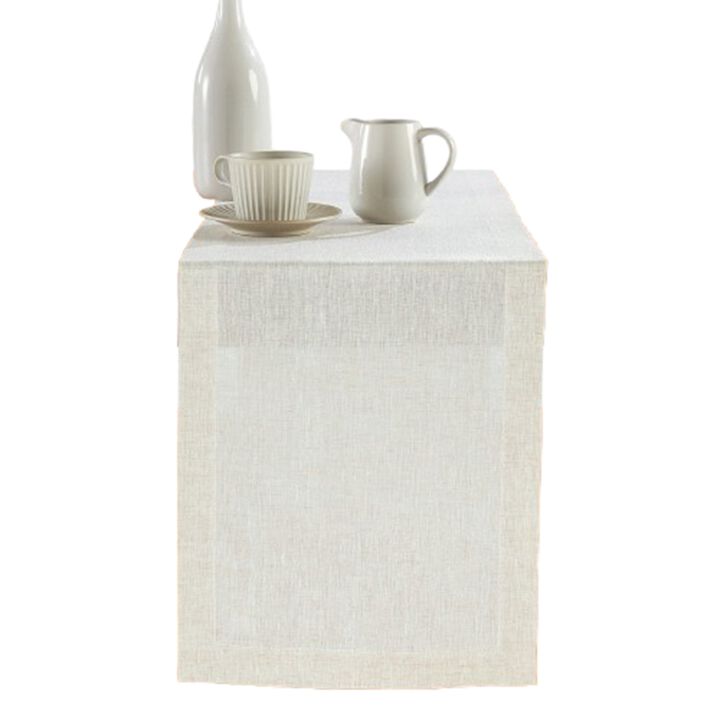 Solino Home 100% Pure Linen Table Runner | Sonoma