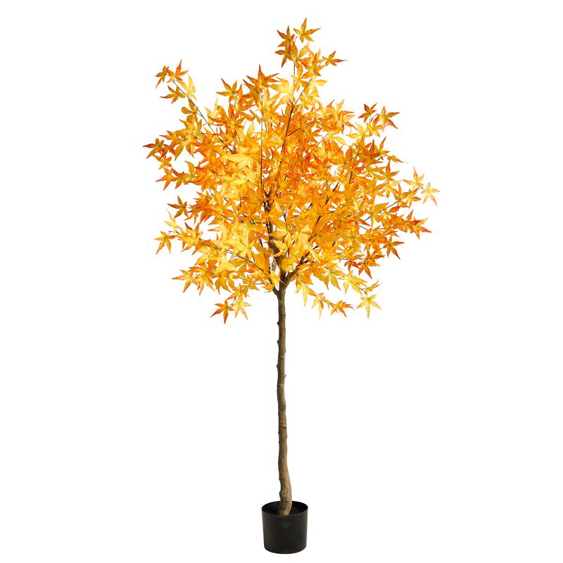 Hivvago 6 Feet Autumn Maple Artificial Tree