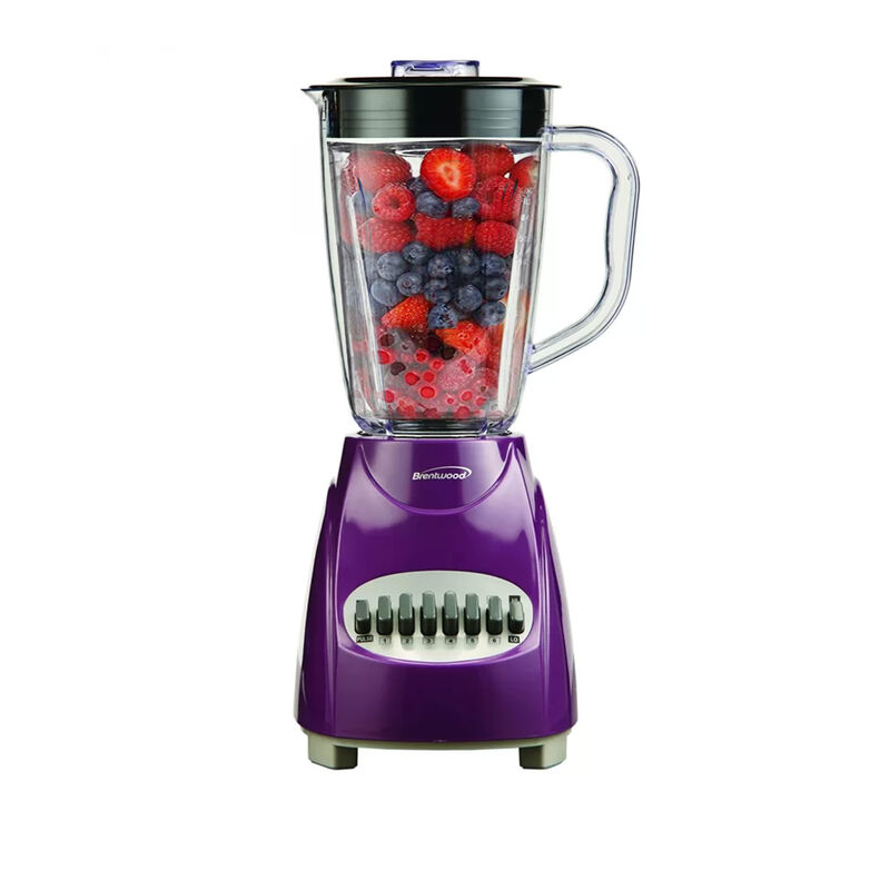Brentwood 12-Speed Blender with Plastic Jar in Purple