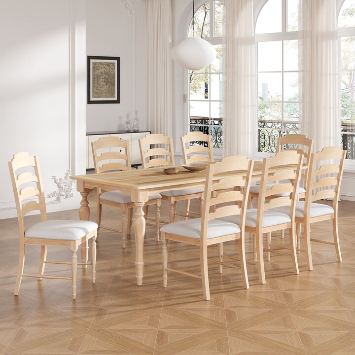 Merax Vintage Traditional Wood Dining Set