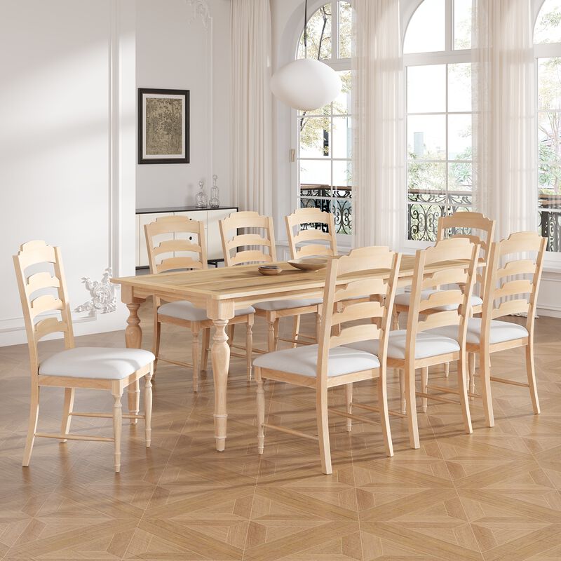Merax Vintage Traditional Wood Dining Set